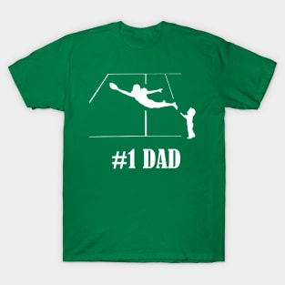 #1 Football Dad T-Shirt